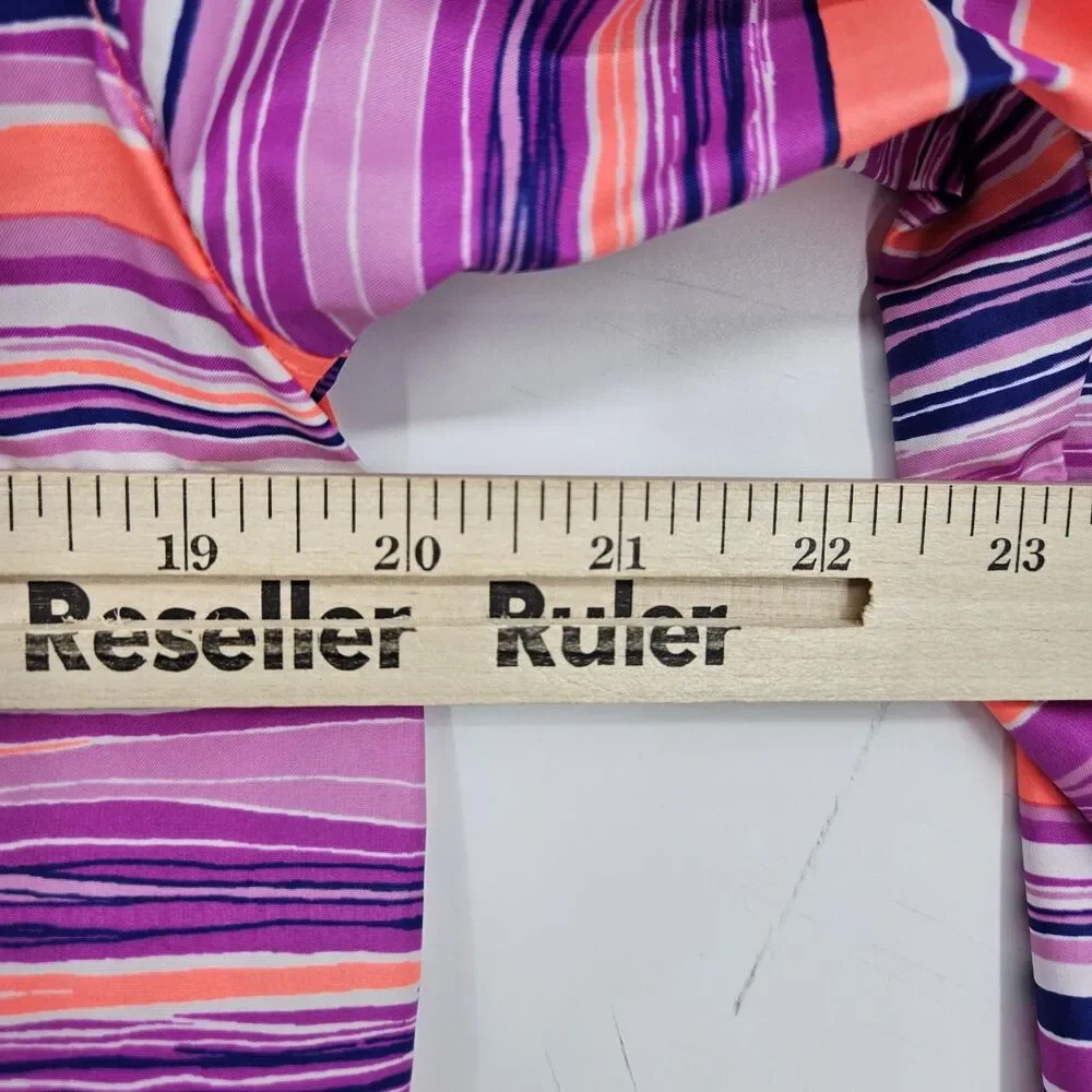 Columbia Jacket Girls XL 18 20 Pixel Grabber Lightweight Pink Striped‎ Outdoors